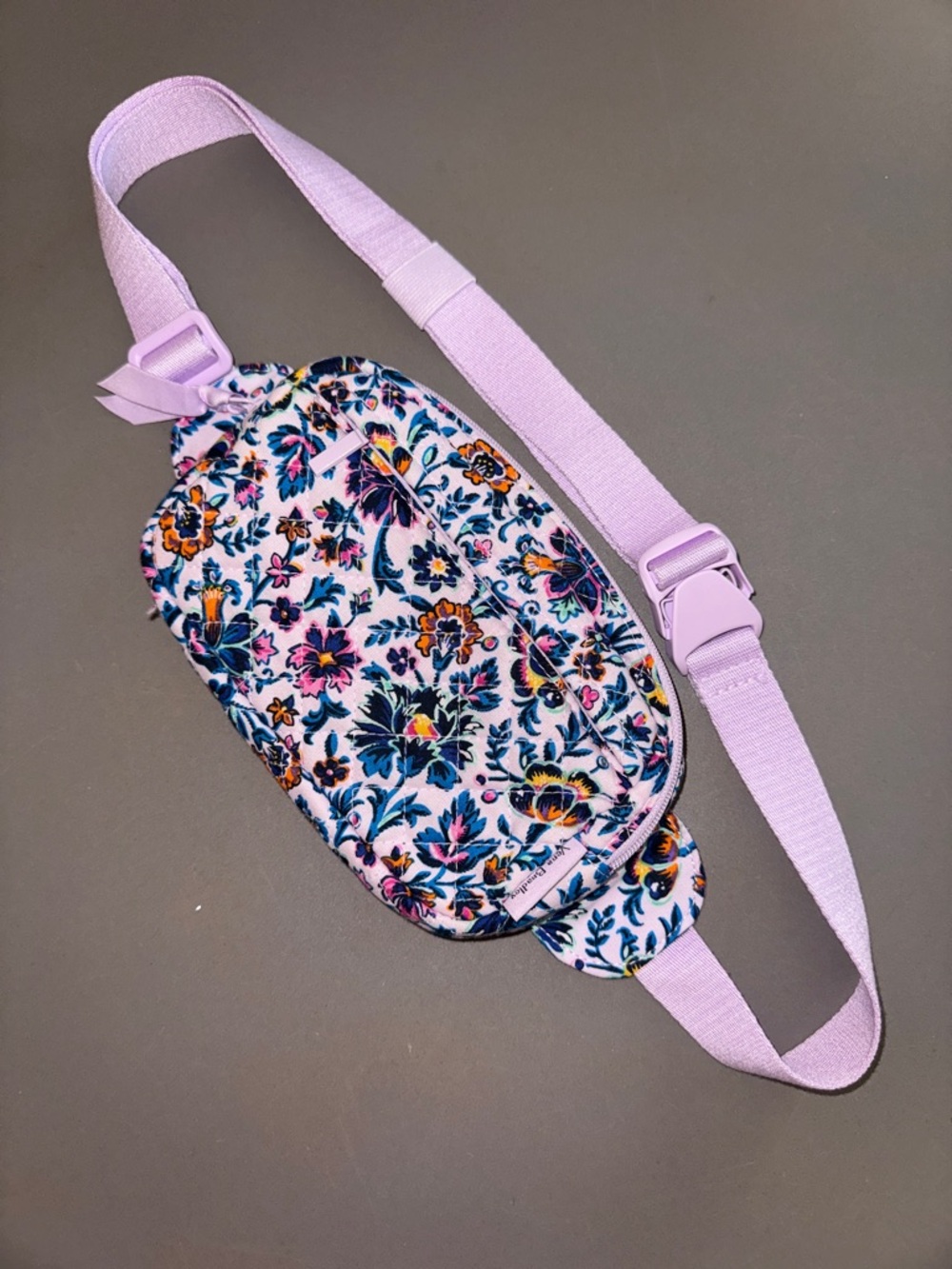 Vera Bradley Women's Cotton Mini Belt Sling Bag in the Cloud Vine Multi Print